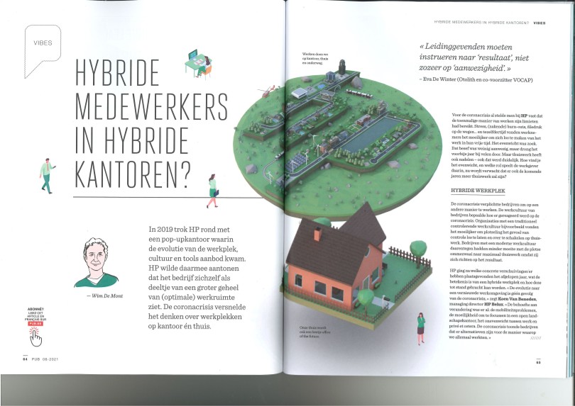 Hybride medewerkers in hybride kantoren?